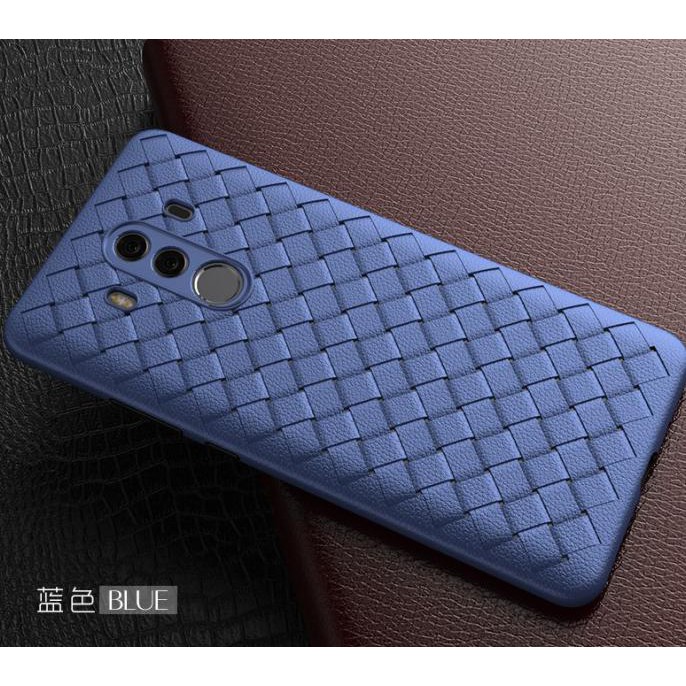 Woven Case Huawei Mate 10 10 Pro Casing Hp Back Cover Ultra Thin Tpu Merah