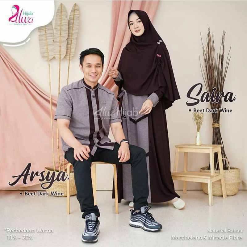 ARSYA SAIRA COUPLE (FREE KHIMAR)