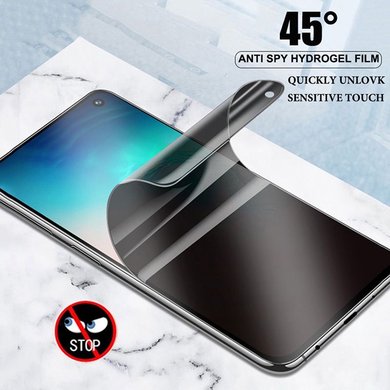 Hydrogel Matte Spy Privacy Samsung S6 / S6 Edge / S7 / S7 Edge / S8 / S8+ / S9 / S9+ / S10 / S10E /S10+ / S10 Lite Tempered Glass Hydrogel Anti Spy Full Layar