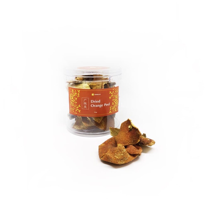 

d1011dd Dried Orange Peel / 广陈皮 / Kulit Jeruk Kering (70 Gram) Gr040H