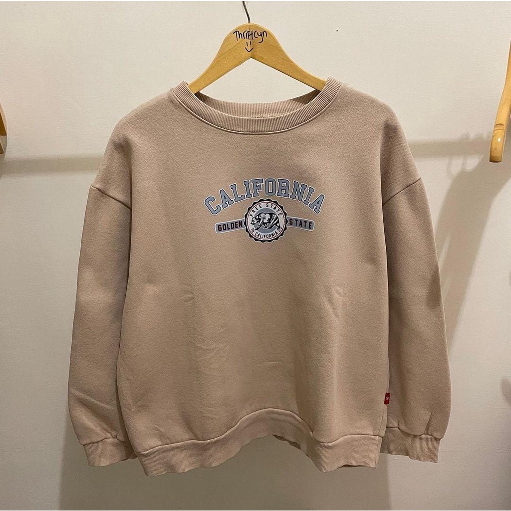 GOLDEN STATE CALIFORNIA SWEATER CREWNECK BAHAN FLEECE