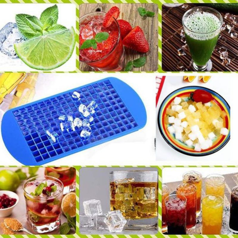 Cetakan Es Batu Karet Silikon 160 Lubang