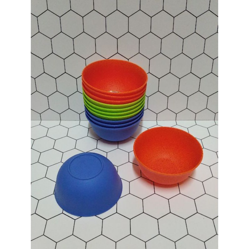 NEW MANGKOK PLASTIK KECIL FINNE S 1 LUSIN MANGKOK KECIL MANGKOK SUP MANGKUK KUAH MANGKOK NASI TIM