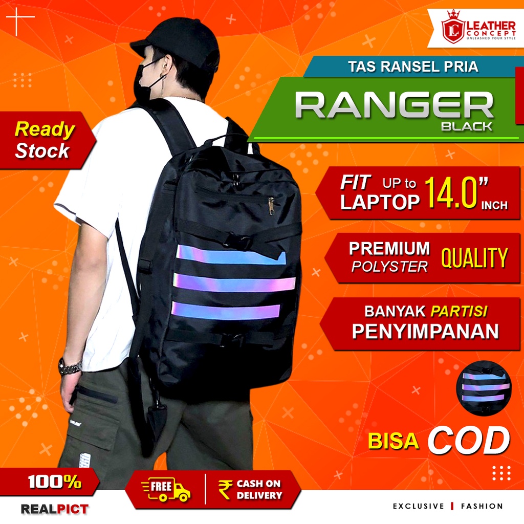 Tas Ransel Pria Ransel Pria Backpack Pria Tas Punggung RANGER