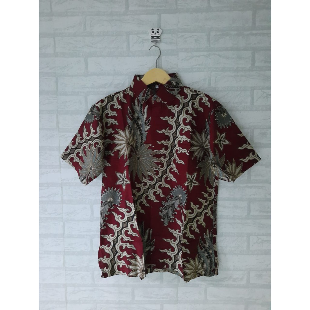 blouse batik/ atasan kerja batik/ seragam batik kerja