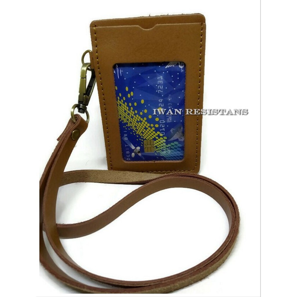 

iD card holder kulit asli,name tag kulit asli