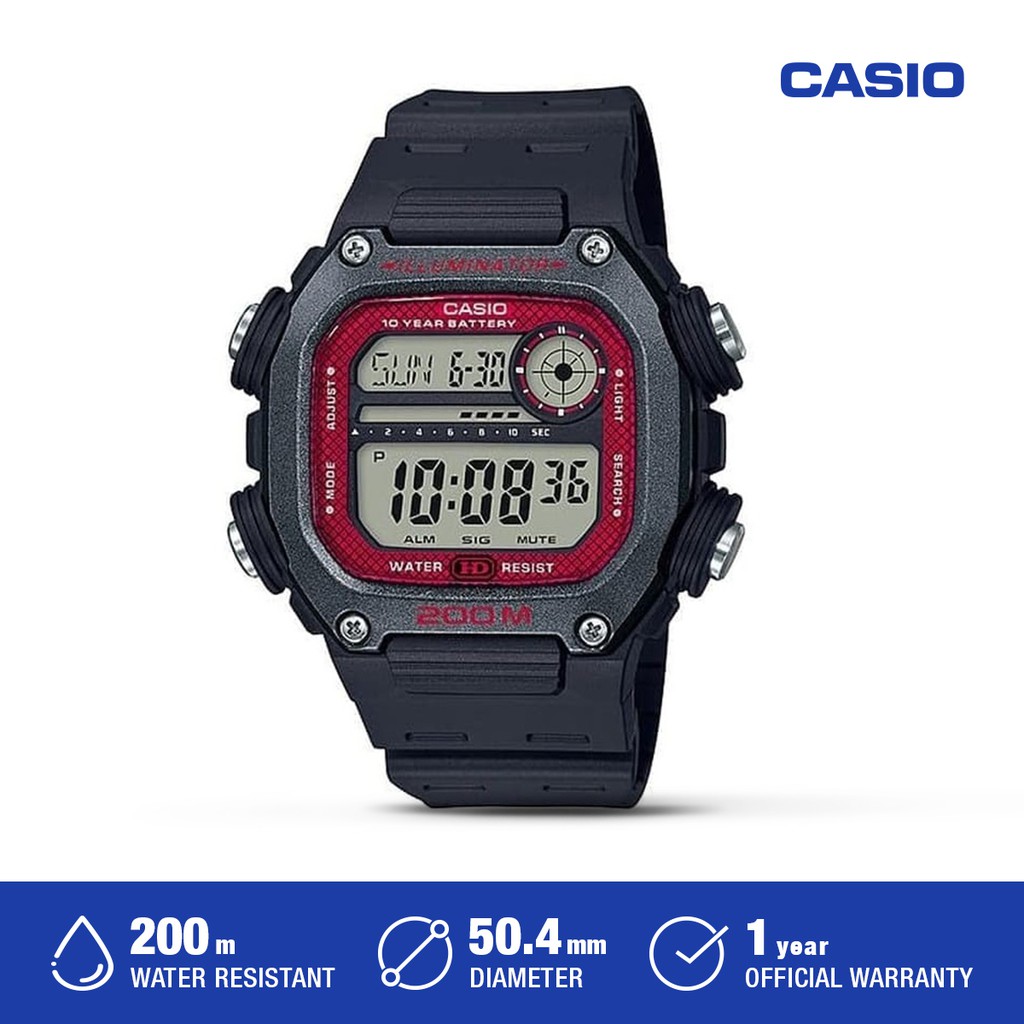 Casio Jam Tangan Pria DW-291H-1BVDF Digital | Shopee Indonesia