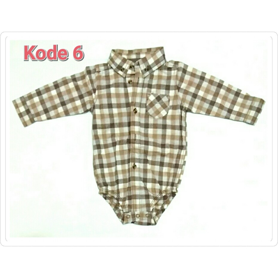 JUMPER KEMEJA Bayi Size Newborn  Bayi anak Keren Anak Cowo Cowok