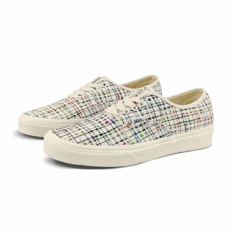 Vans Authentic Classic Woven Plaid Marshmallow White Original