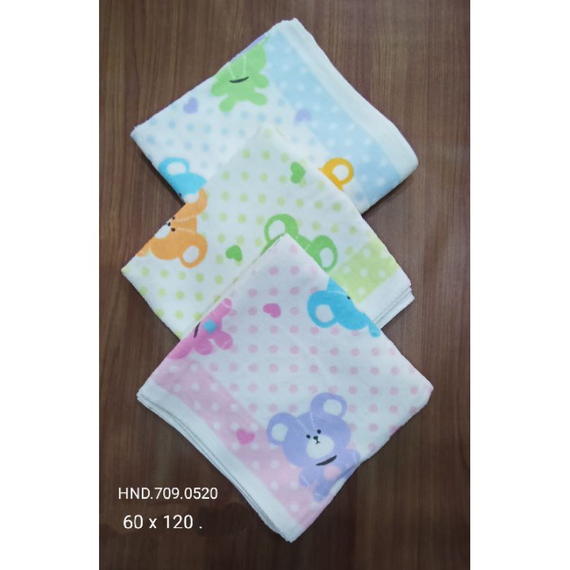 Handuk bayi Lucu tebal 100 x 50 cm/ Handuk bayi lembut / Handuk bayi motif / Handuk anak tebal