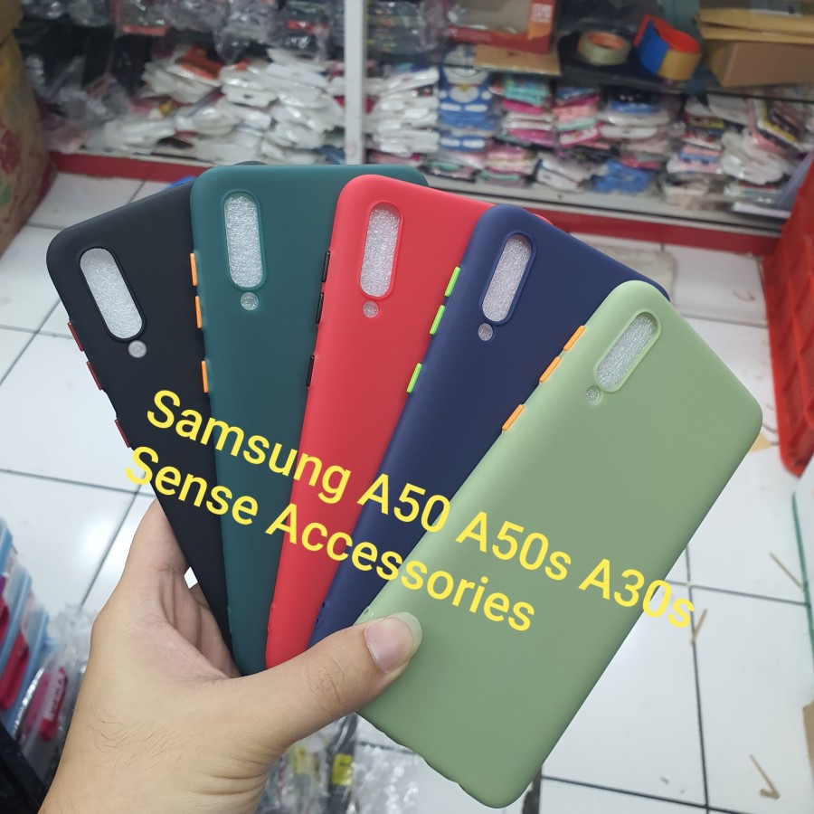 SAMSUNG A50 A50S A30S Soft Case Candy Proctector Camera Silicon Warna Premium