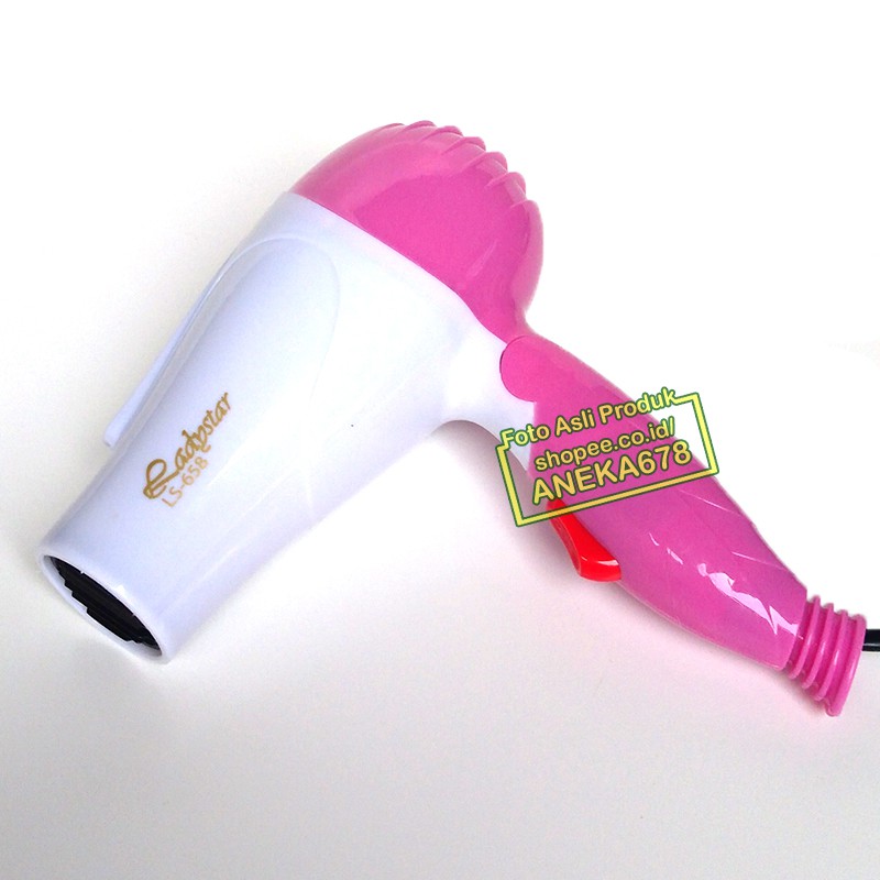 LADYSTAR LS-658 HAIR DRYER FOLDABLE HAIRDRYER LS658 PENGERING RAMBUT