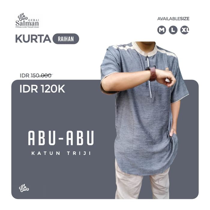 BAORAZAKI TERLARIS KURTA PAKISTAN BAJU KOKO SUNNAH PRIA DEWASA REMAJA BUSANA MUSLIM ORI KOKIS  84PZG