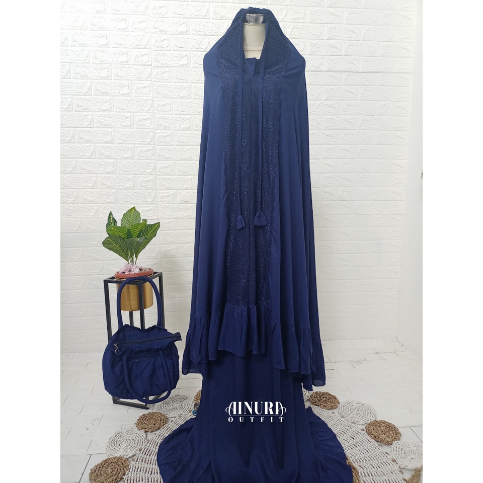 Mukena Travel - Mukena Terbaru Renda - Mukena Aisyah Renda - Mukena Dewasa Aisyah Renda - Mukena Wanita Dewasa Kekinian - Mukena Aisyah Reda Free Tas Mukena Jumbo - Mukena Rayon Dewasa Adem - Mukena Aisyah Polos Renda