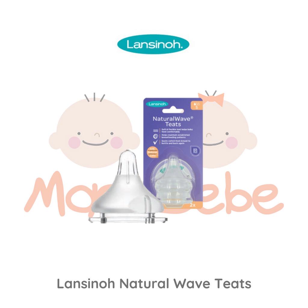 Lansinoh NaturalWave® Teats GB Dot Botol Bayi Isi 2 Pcs