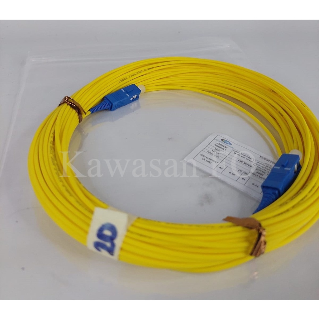 Patchord / Patchcord SC-SC UPC 20 Meter 2mm Simplex FTTH