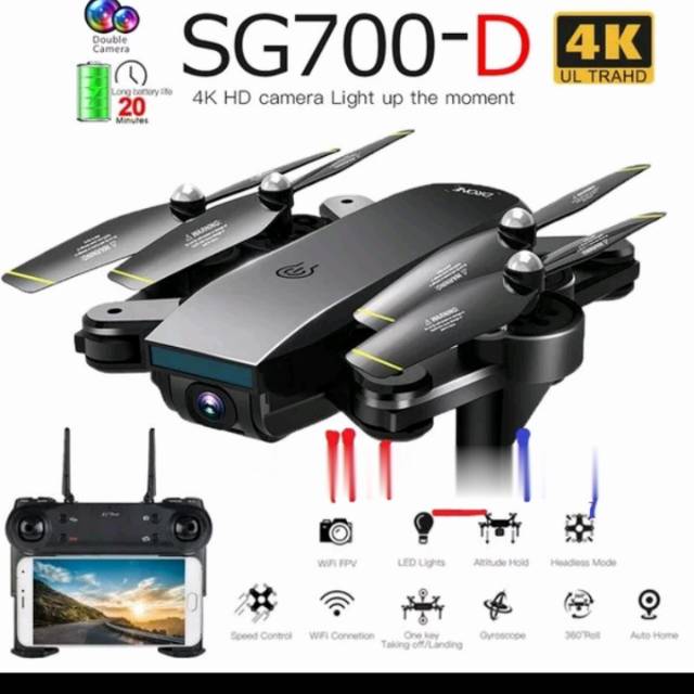Drone SG700-D 4K Camera With Optical Flow