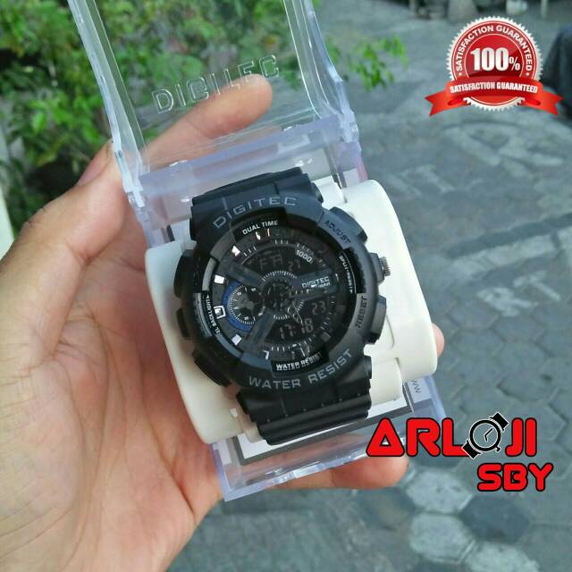 Jam pria DIGITEC DA 2020 original sport tahan air