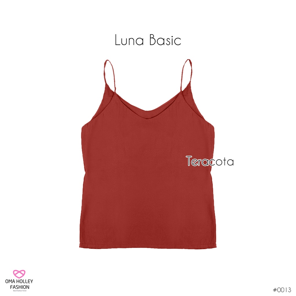 (COD) OH Fashion Luna TankTop / Jumbo Size Basic Premium Wanita *0013 (part 2)-Teracota