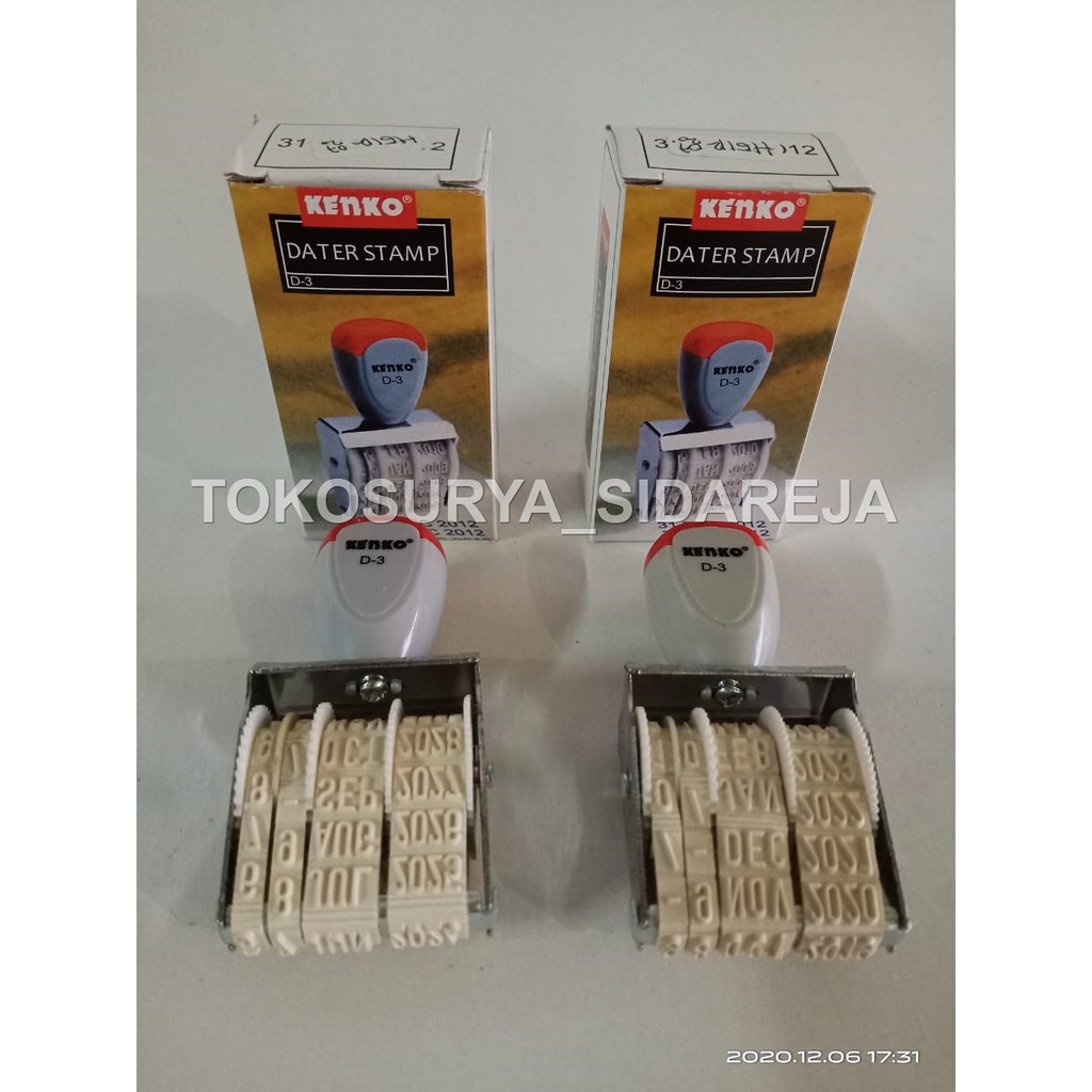 

STEMPEL TANGGAL KENKO ORIGINAL D-3 & D-4 STEMPEL DATE