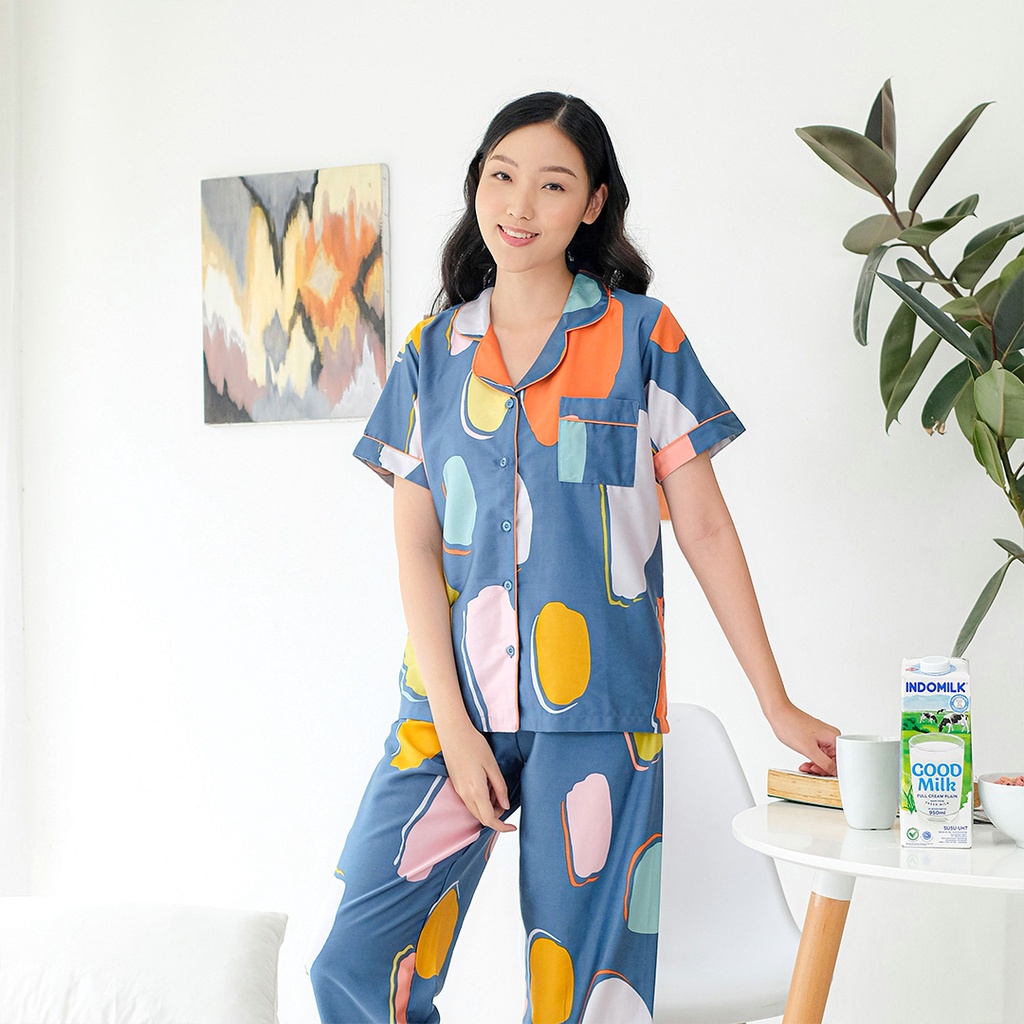 Cielyn - Clarysa Organic Silk Piyama Wanita Dewasa Set