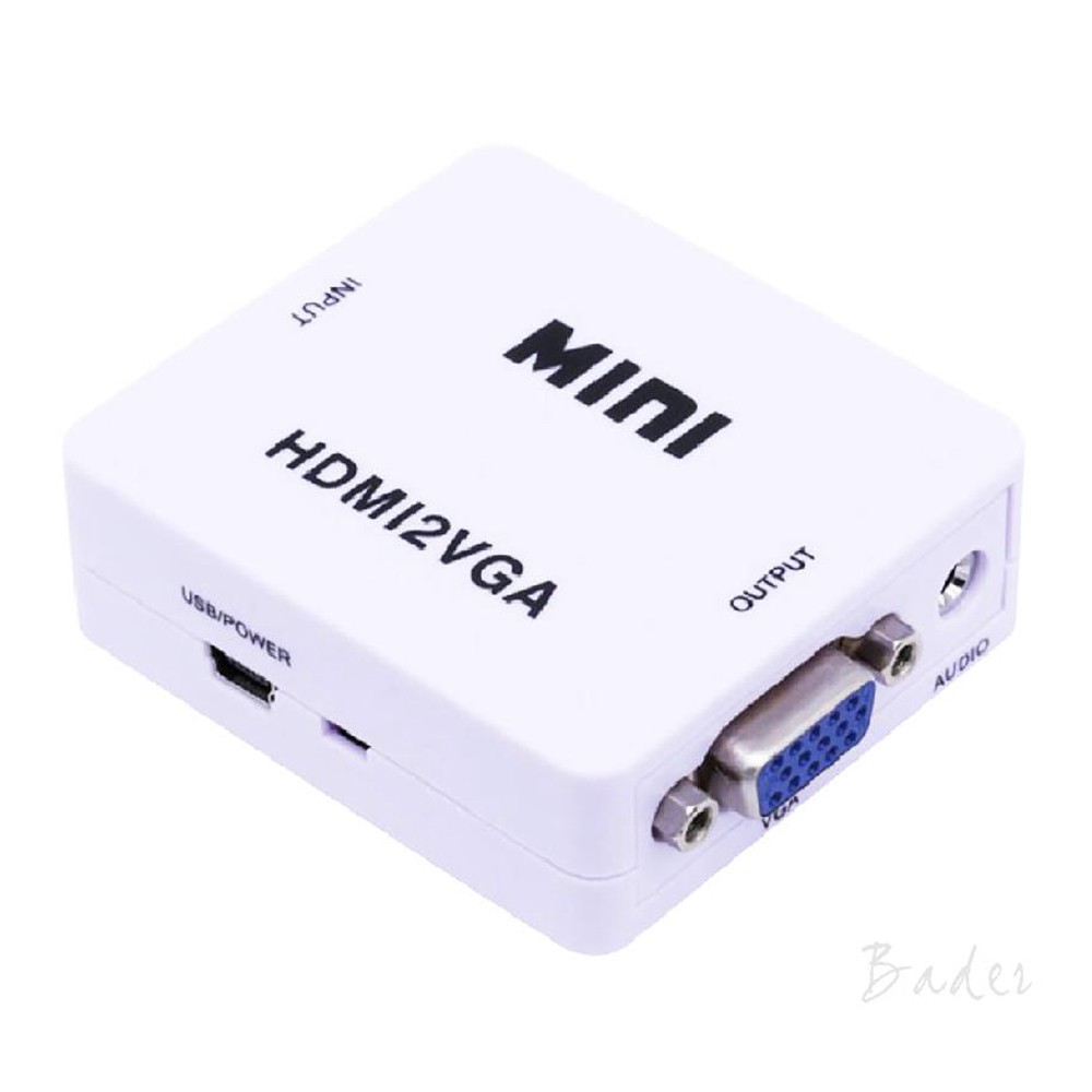 Converter HDMI To VGA HDMI2VGA Mini Adapter HD Video 1080P Connector