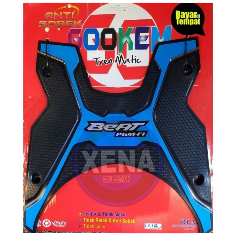 Karpet Injakan Motor Beat F1 injeksi Beat F1 2014 Beat F1 injeksi-Gookem