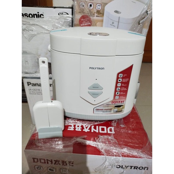 MAGIC COM POLYTRON DONABE PRC 1201 Y/ RICE COOKER POLYTRON 2 LITER PRC 1201Y