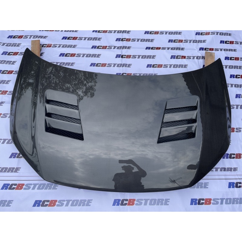 kap mesin carbon all new brio & mobilio facelift JS racing style