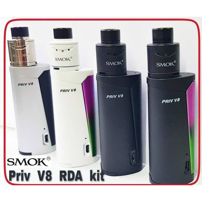 paket ngebul SMOK PRIV V8 KIT lengkap siap kebul