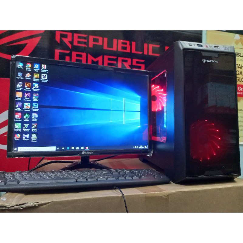 PC intel Core i5 ssd120Gb + Led 19 wide