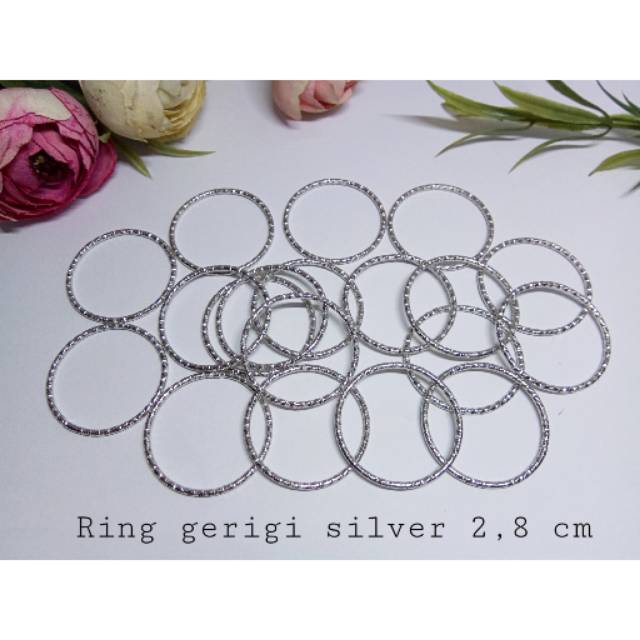 Ring gerigi silver 2,8 cm