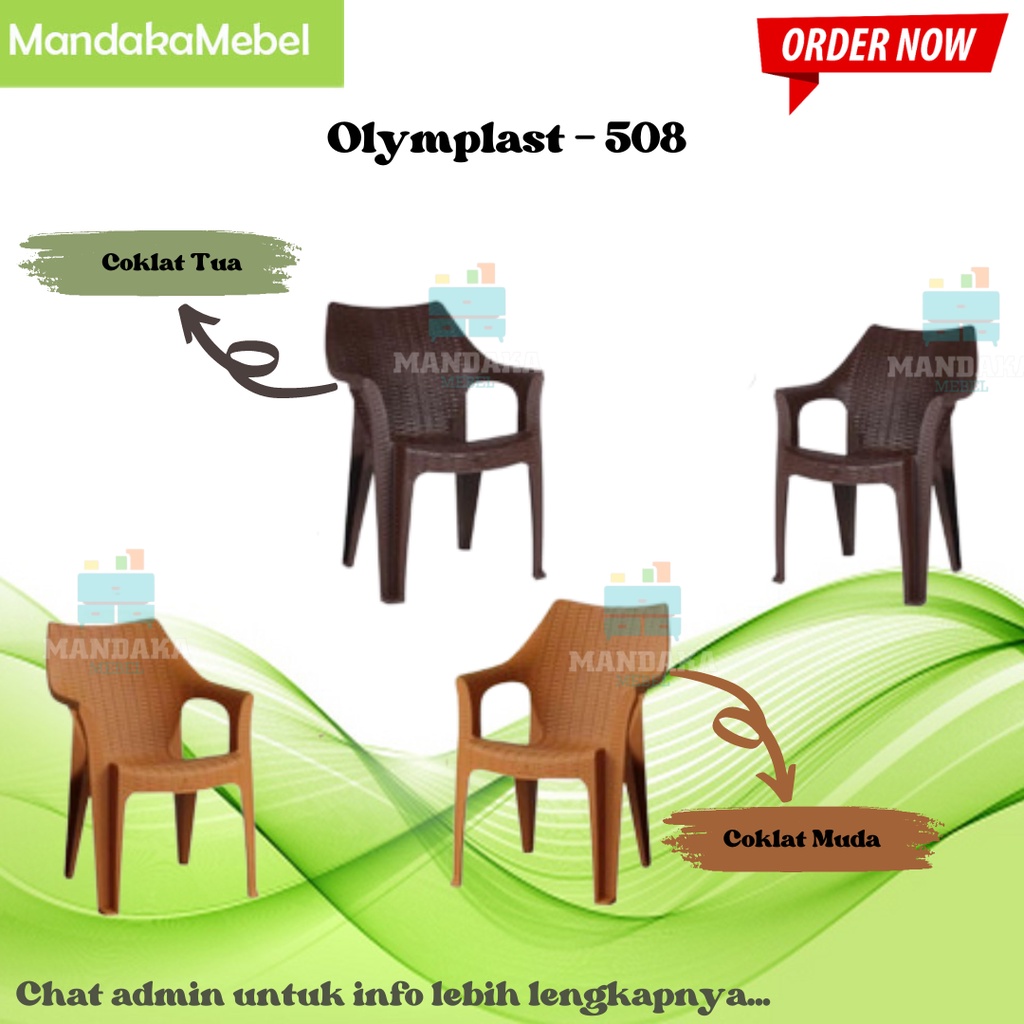 Kursi Sandar Plastik / Kursi Olymplast - OL 508