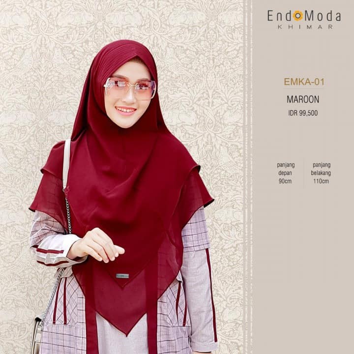 Endomoda: Jilbab Khimar Emka 01-5