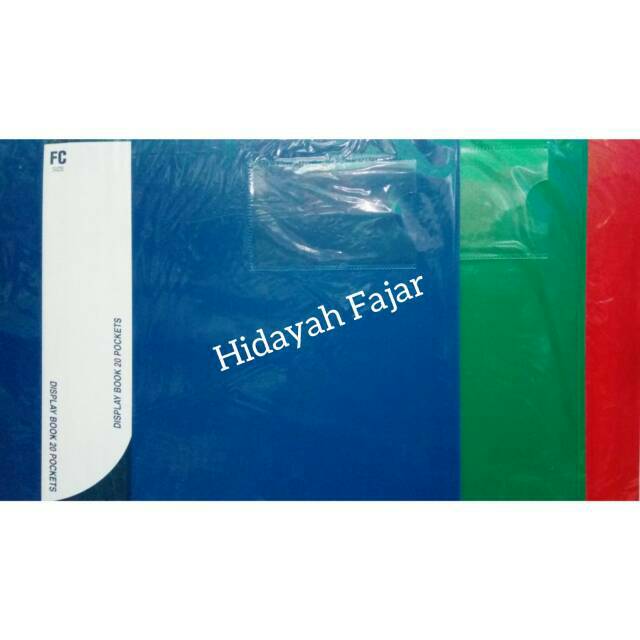 

Display book / clear holder