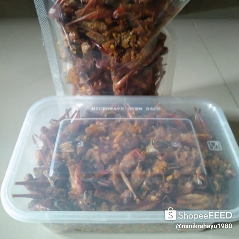 

Keripik belalang HOTZ Natural 200g