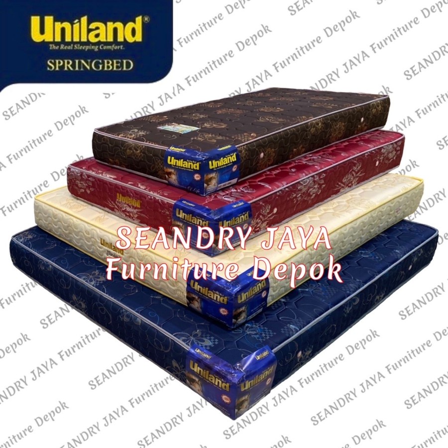 KASUR SPRING BED NEW  STANDARD TEBAL 25cm/MATTRASS SPRING UNILAND/SEANDRY JAYA FURNITURE DEPOK/KELAP