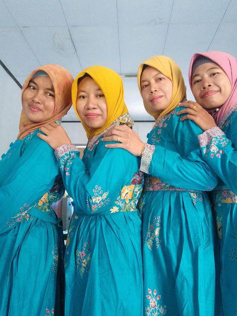 Sarimbit Batik Couple Batik Salisa Bunga Couple Batik Family Dress Batik Muslim Batik Anak