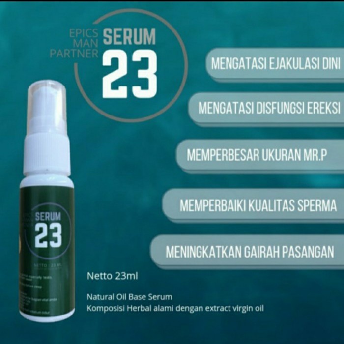 OLES PRIA HERBAL ORIGINAL MENGATASI EJAKULASI DINI SERUM23