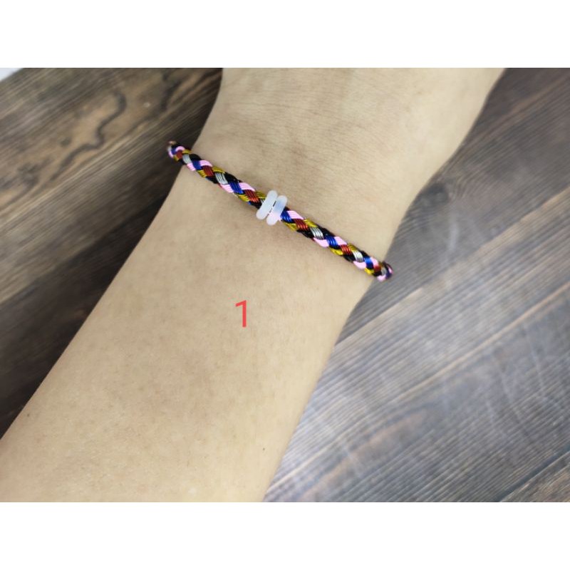 Fifi Fashion Gelang Tali Kawat Kombinasi Anti Air Waterproof Charm Pandora Emas Hongkong NEW 12#