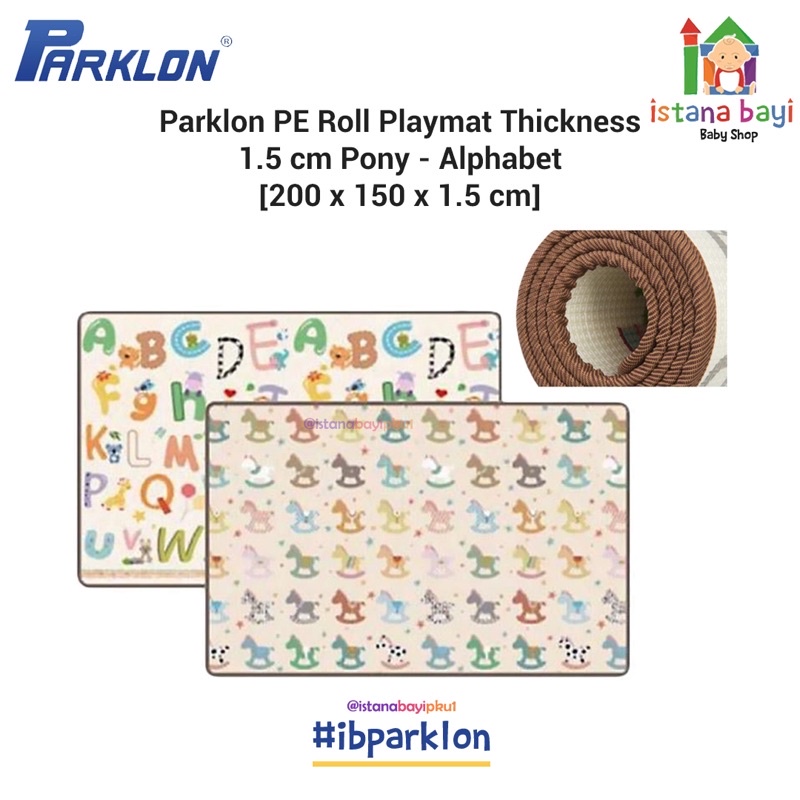 Parklon PE Roll Playmate Double Side 1.5cm / Playmate Bayi - KARPET ANAK