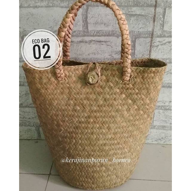 Tas Anyam Purun oval