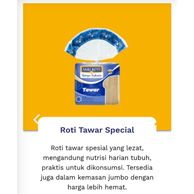 

Sari Roti Tawar Spesial