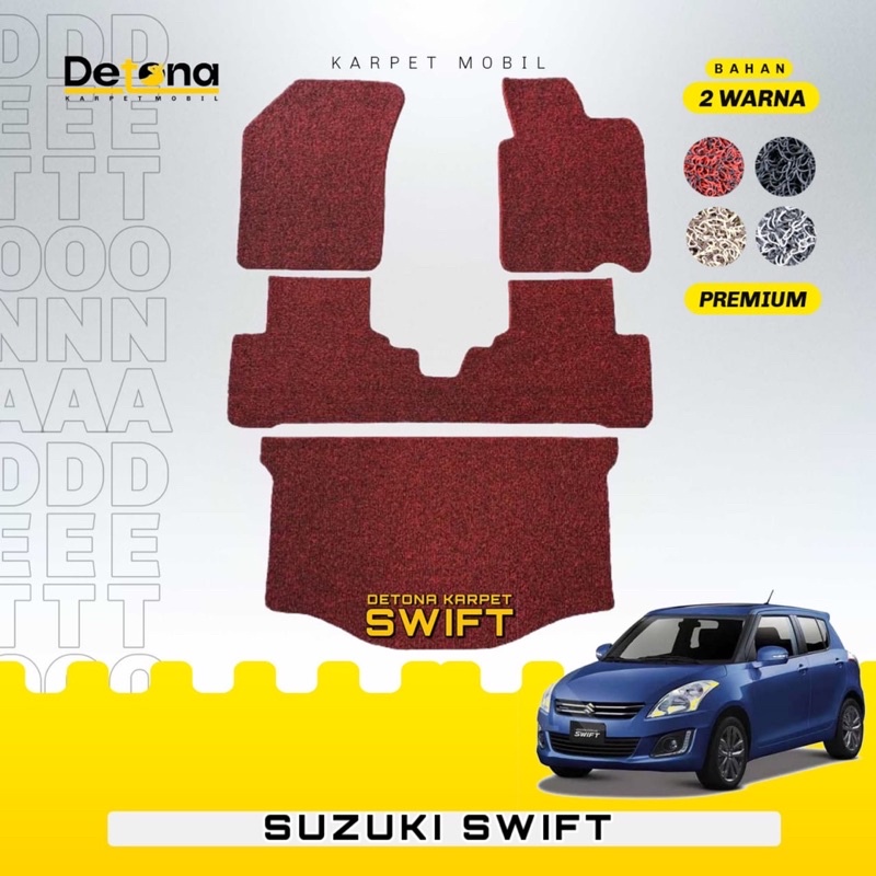 Karpet Mobil Mie PREMIUM Suzuki SWIFT / Karpet Mie Mobil PREMIUM Suzuki SWIFT