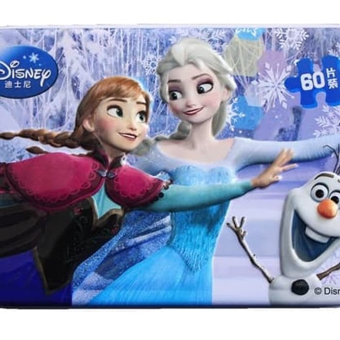 DISNEY can puzzle 60 pcs frozen cars thomas sofia toy story