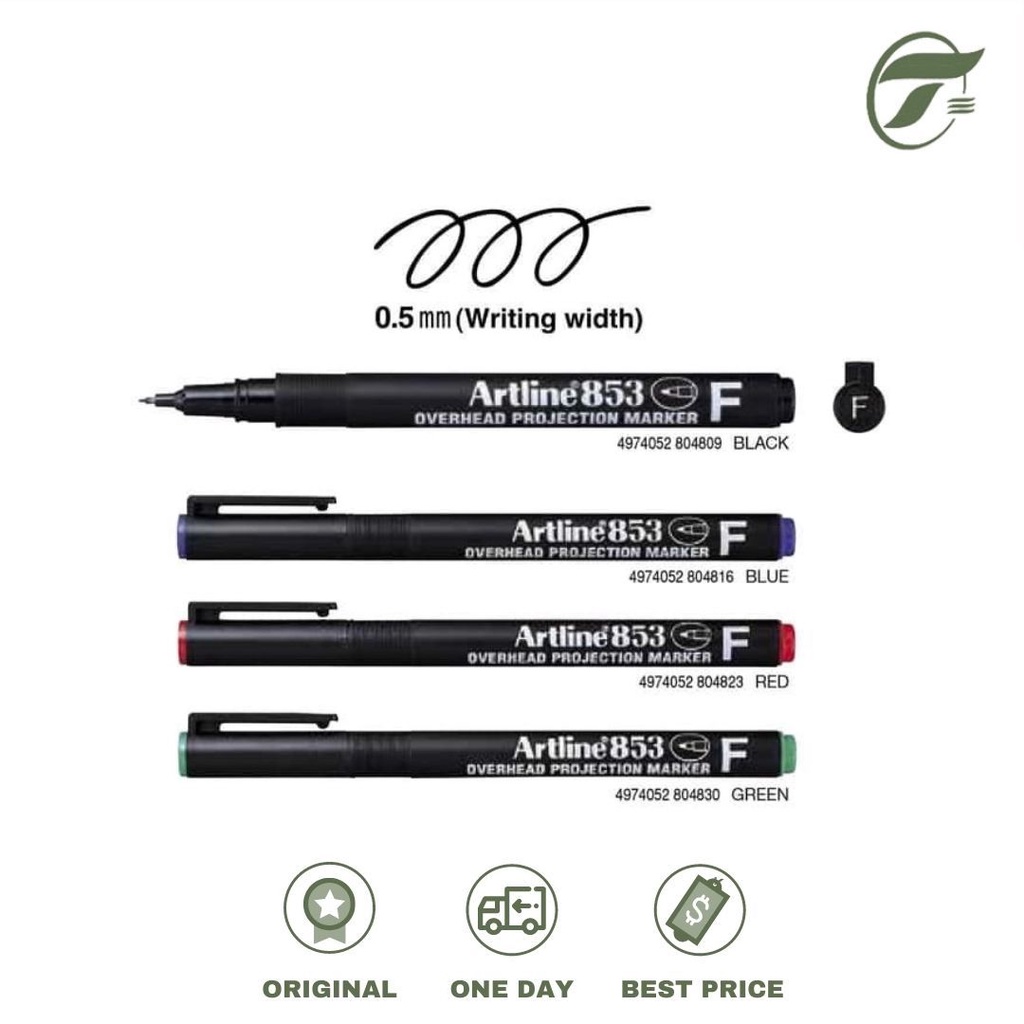 

SPIDOL OHP EK-853 FINE 760003204 ARTLINE (HITAM/MERAH)