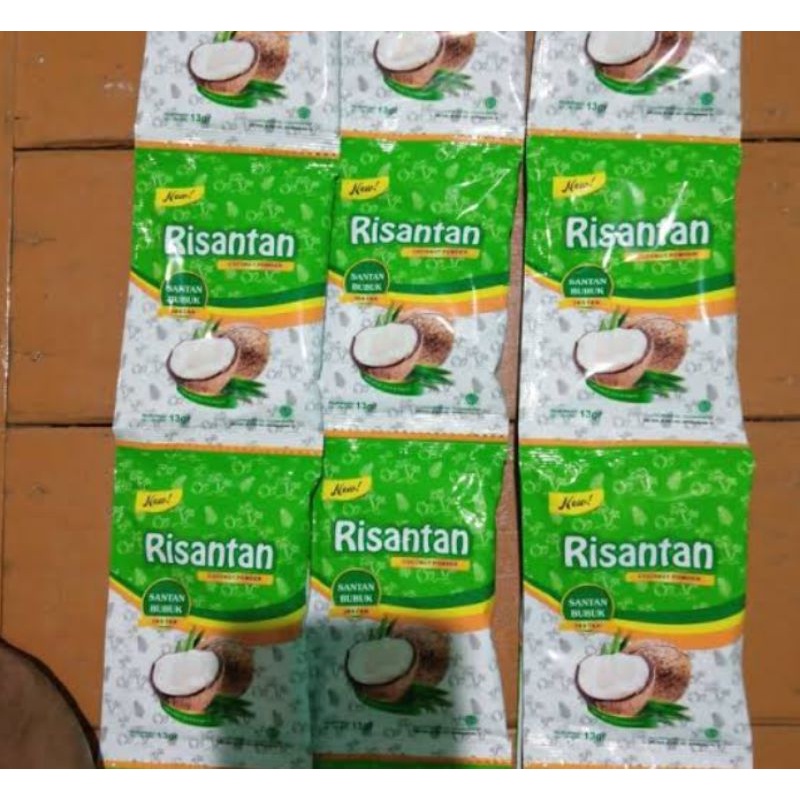 

santan bubuk risantan 1renceng (10pcs)