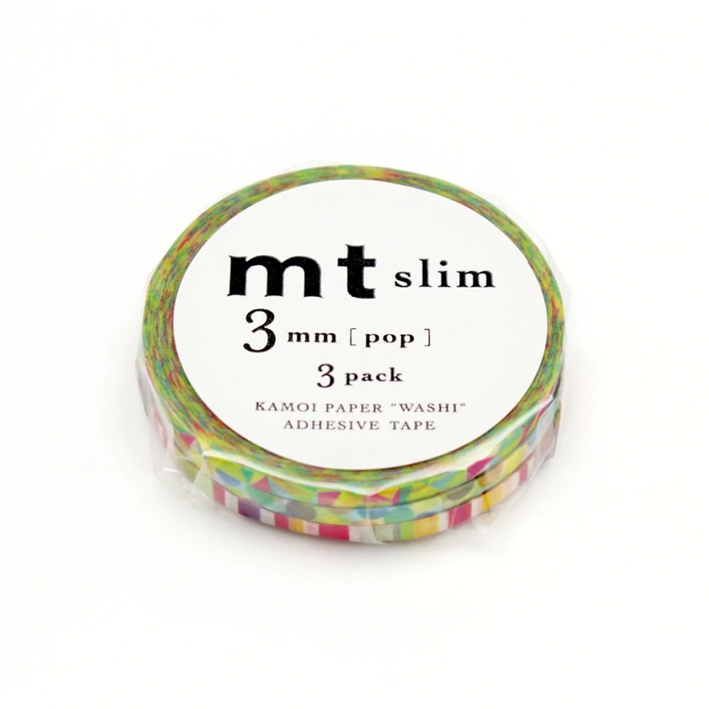

MT Slim Masking Tape - Pop