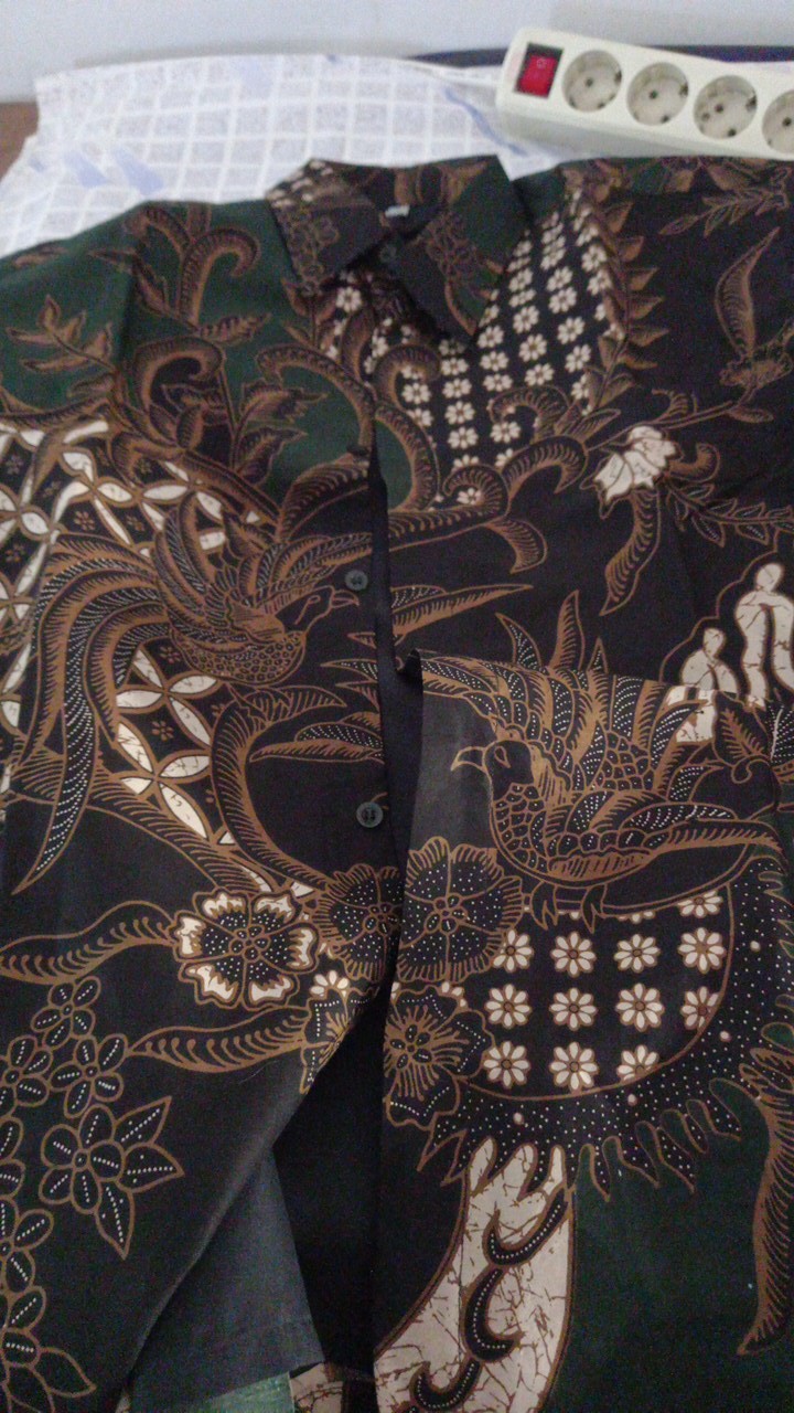 Atasan Kemeja Batik Pria Lengan Pendek Premium Jiwamuda Pen Full Furing Rajasakti Solo Ori