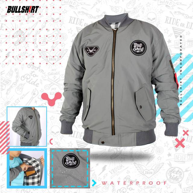 Jaket Bomber Pria Wanita Jaket Anti Air Jaket Original Bullshirt